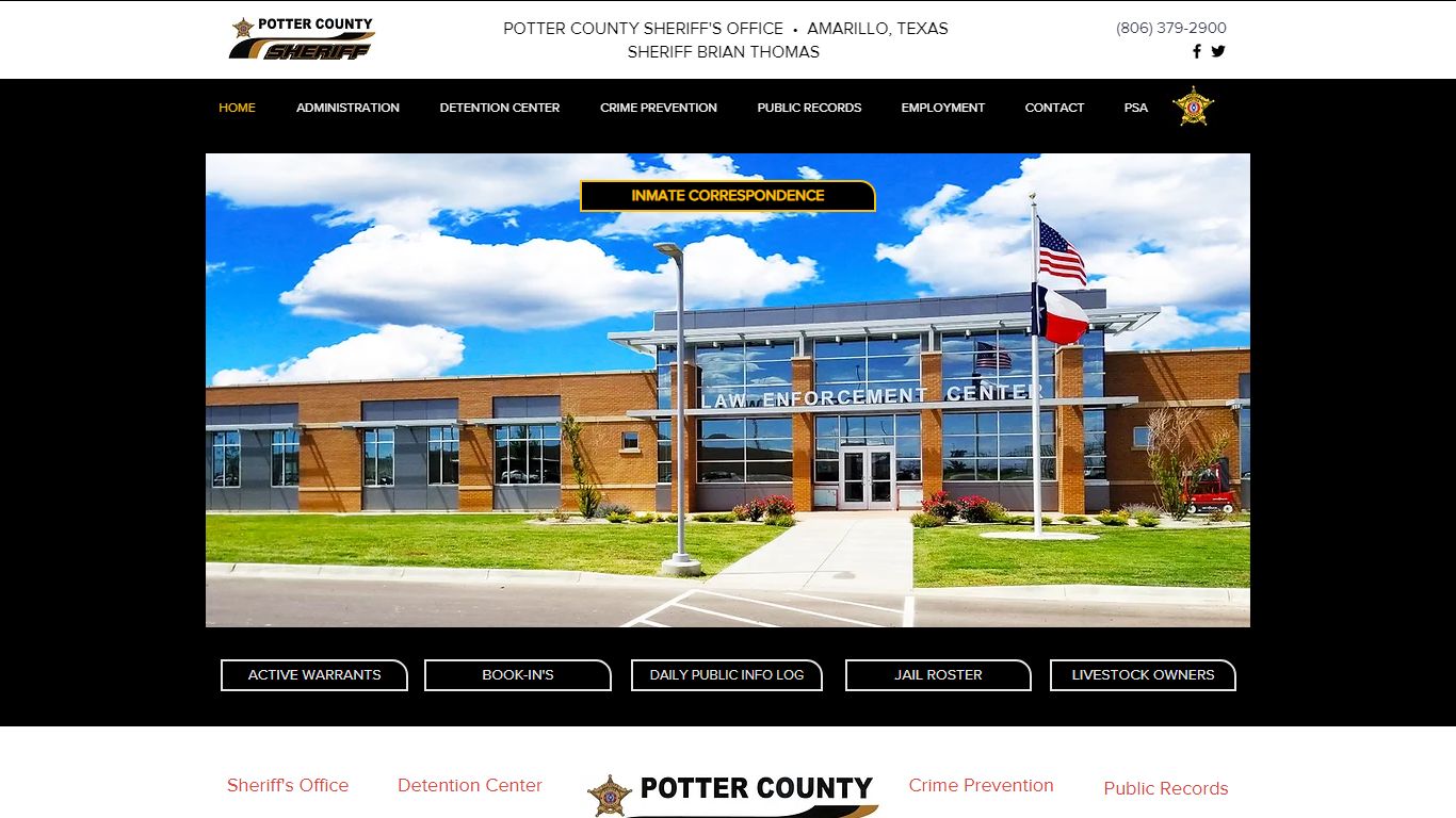 Home | Potter County Sheriff's Office | Amarillo, Texas